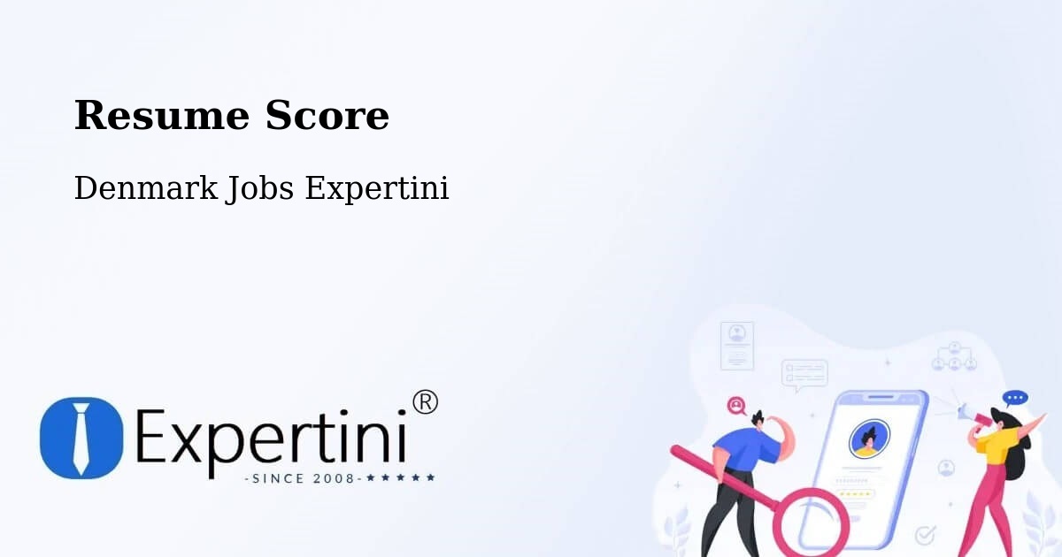 Resume Score & Job Description Match Tool – Fløng - Denmark Jobs Expertini